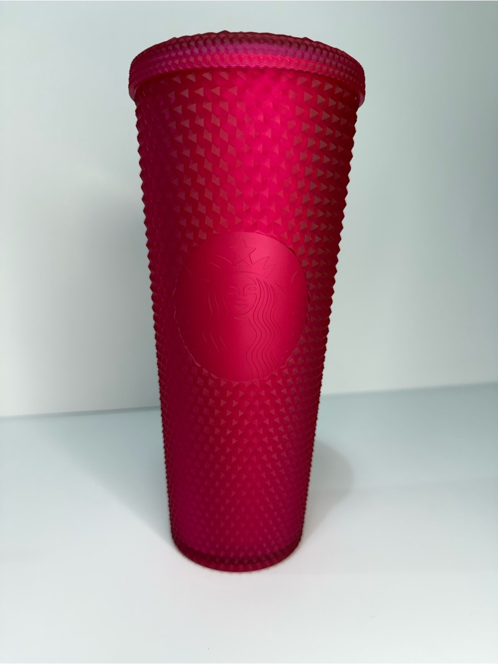 Starbucks Tumbler Venti Matte Hot Pink Studded 24oz (straw not included)